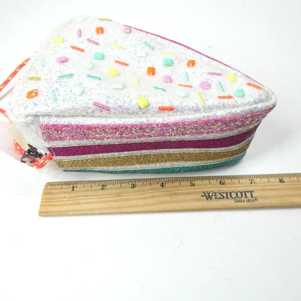Piece of Cake Glitter Purse Crewcuts J Crew Kids Girls NWT